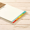 Register für 21 x 21 cm leuchtende Farben